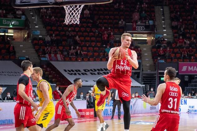 Leon Radosevic 43 (FC Bayern), FC Bayern Basketball vs. Alba Berlin, BBL Playoffs, Finale, 13.06.2021 Muenchen Bayern Deutschland