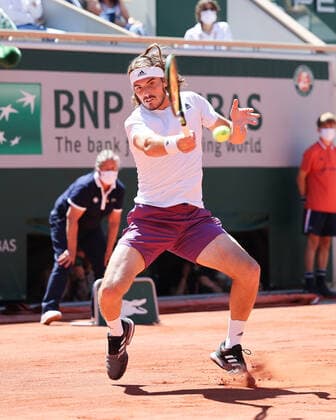 Stefanos Tsitsipas, Herren Einzel Finale, Endspiel Tennis - French Open 2021 - Grand Slam - Roland Garros - Paris - - France - 13 June 2021. Copyright: xJuergenxHasenkopfx