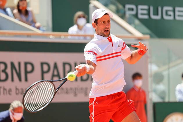 Novak Djokovic, Herren Einzel Finale, Endspiel Tennis - French Open 2021 - Grand Slam - Roland Garros - Paris - - France - 13 June 2021. Copyright: xJuergenxHasenkopfx