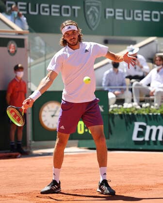 Stefanos Tsitsipas, Herren Einzel Finale, Endspiel Tennis - French Open 2021 - Grand Slam - Roland Garros - Paris - - France - 13 June 2021. Copyright: xJuergenxHasenkopfx