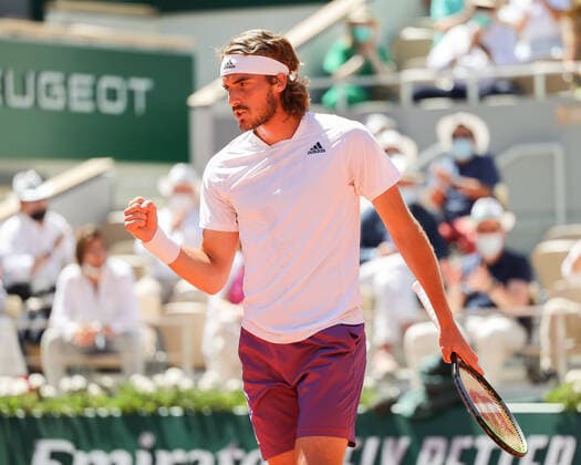 Stefanos Tsitsipas macht die Faust und jubelt,Jubel,Freude,Emotion, Herren Einzel Finale, Endspiel Copyright: xJuergenxHasenkopfx