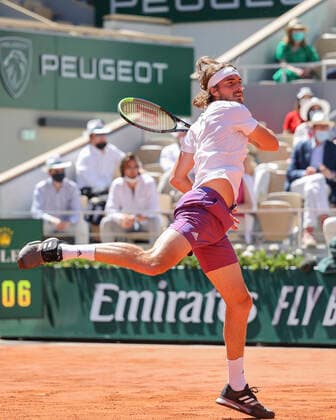 Stefanos Tsitsipas, Herren Einzel Finale, Endspiel Tennis - French Open 2021 - Grand Slam - Roland Garros - Paris - - France - 13 June 2021. Copyright: xJuergenxHasenkopfx
