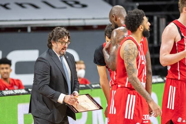 Head Coach Andrea Trinchieri (FC Bayern), FC Bayern Basketball vs. Alba Berlin, BBL Playoffs, Finale, 13.06.2021 Muenchen Bayern Deutschland