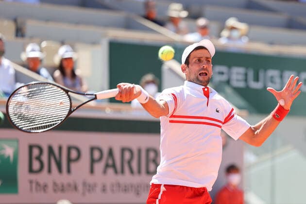 Novak Djokovic, Herren Einzel Finale, Endspiel Tennis - French Open 2021 - Grand Slam - Roland Garros - Paris - - France - 13 June 2021. Copyright: xJuergenxHasenkopfx