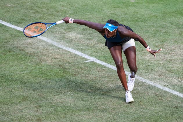 Im Bild: Asia MUHAMMAD (USA) bett1open 2021 WTA, Tennis Damen 500), Berlin, LTTC Rot-Weiß - Steffi-Graf-Stadion, 13.06.2021,
