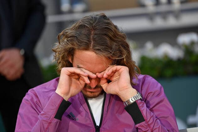 2021 Roland Garros Mens Single Final Stefanos Tsitsipas , Greece