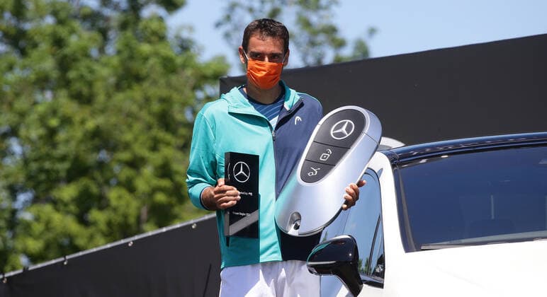 Stuttgart , Tennis MercedesCup 2021 , Finale , Marin Cilic ( CRO )