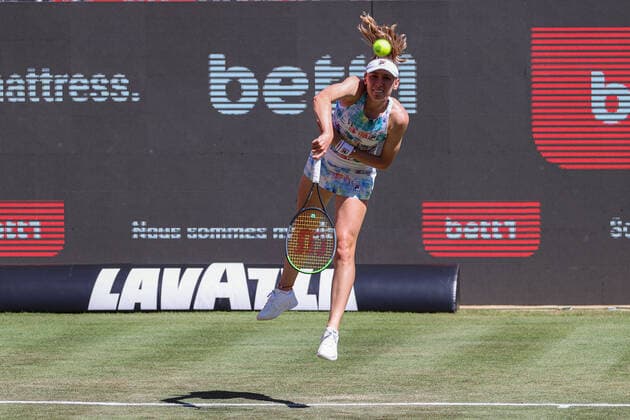 Im Bild: Ekaterina ALEXANDROVA (RUS) bett1open 2021 WTA, Tennis Damen 500), Berlin, LTTC Rot-Weiß - Steffi-Graf-Stadion, 14.06.2021,