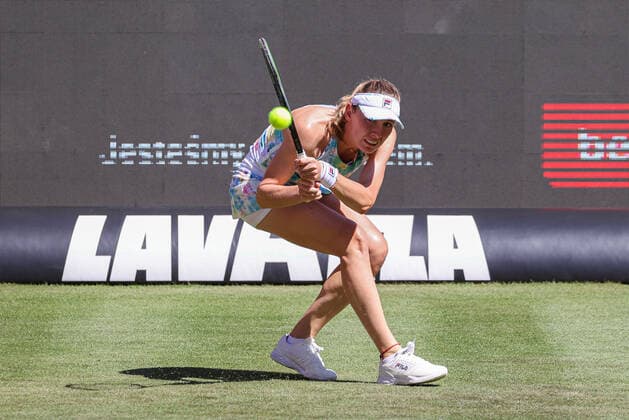 Im Bild: Ekaterina ALEXANDROVA (RUS) bett1open 2021 WTA, Tennis Damen 500), Berlin, LTTC Rot-Weiß - Steffi-Graf-Stadion, 14.06.2021,