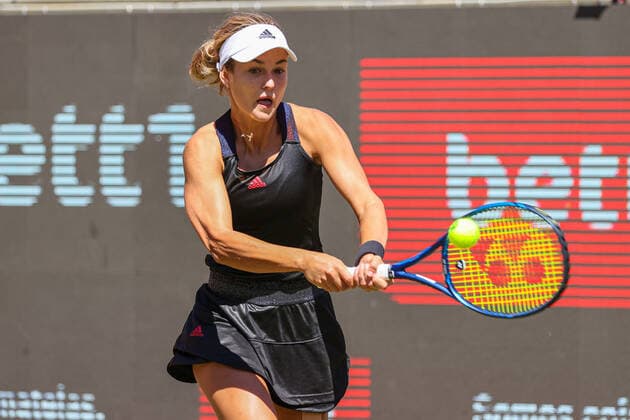 Im Bild: Anna KALINSKAYA (RUS) bett1open 2021 WTA, Tennis Damen 500), Berlin, LTTC Rot-Weiß - Steffi-Graf-Stadion, 14.06.2021,
