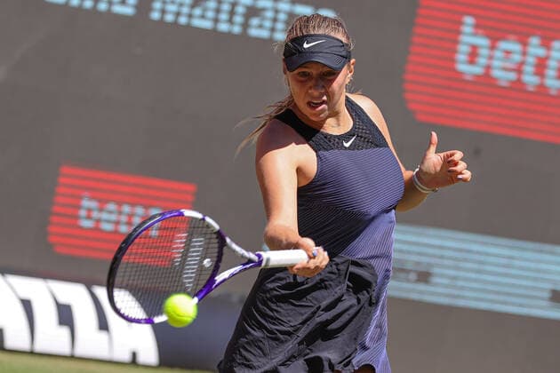 Im Bild: Amanda ANISIMOVA (USA) bett1open 2021 WTA, Tennis Damen 500), Berlin, LTTC Rot-Weiß - Steffi-Graf-Stadion, 14.06.2021,