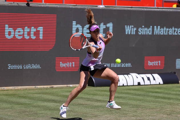 Im Bild: AlizÃ CORNET (FRA) bett1open 2021 WTA, Tennis Damen 500), Berlin, LTTC Rot-Weiß - Steffi-Graf-Stadion, 14.06.2021,