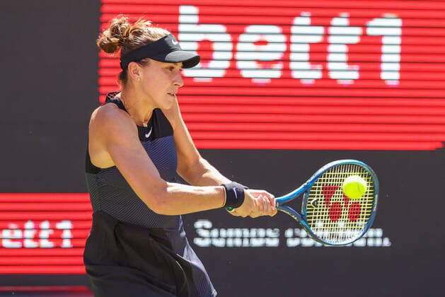 Im Bild: Belinda BENCIC (SUI) bett1open 2021 WTA, Tennis Damen 500), Berlin, LTTC Rot-Weiß - Steffi-Graf-Stadion, 14.06.2021,
