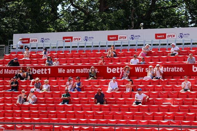 Im Bild: bett1open 2021 WTA, Tennis Damen 500), Berlin, LTTC Rot-Weiß - Steffi-Graf-Stadion, 14.06.2021,
