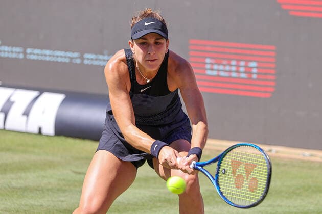 Im Bild: Belinda BENCIC (SUI) bett1open 2021 WTA, Tennis Damen 500), Berlin, LTTC Rot-Weiß - Steffi-Graf-Stadion, 14.06.2021,