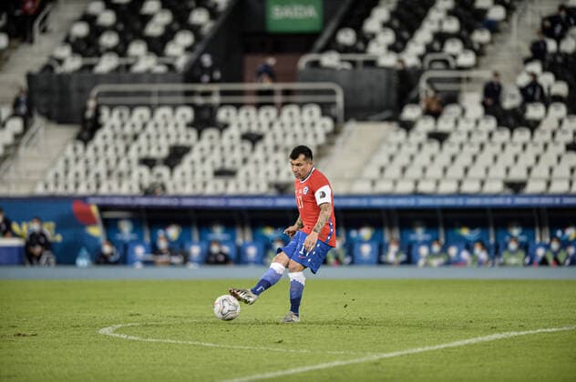 Argentina x Chile RIO DE JANEIRO, RJ - 14.06.2021: ARGENTINA X CHILE - Match between Argentina x Chile, valid for the first round of Copa America Brazil 2021, held at Nilton Santos Stadium, Rio de Janeiro RJ, this Monday (14). (Photo: Nayra Halm Fotoarena) x2079496x  NayraxHalm