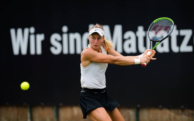 Mandatory Credit: Photo by Rob Prange Shutterstock (12072931h) Liudmila Samsonova of Russia during the first round of the 2021 bett1open WTA, Tennis Damen 500 tennis tournament bett1open Tournament, Tennis, Berlin, Germany - 15 Jun 2021 bett1open Tournament, Tennis, Berlin, Germany - 15 Jun 2021  Copyright: xRobxPrange Shutterstockx 12072931h