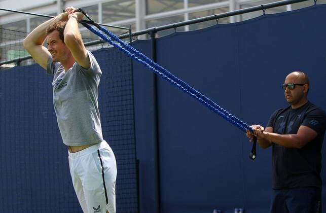 Sport Themen der Woche KW24 Sport Bilder des Tages Mandatory Credit: Photo by Ella Ling BPI Shutterstock (12074706u) Andy Murray of GBR preps for practice Cinch Championships, Day Two, Tennis, Queens Club, London, UK - 15 June 2021 EDITORIAL USE ONLY No use with unauthorised audio, video, data, fixture lists, club league logos or live services. Online in-match use limited to 120 images, no video emulation. No use in betting, games or single club league player publications. Cinch Championships, Day Two, Tennis, Queens Club, London, UK - 15 June 2021 EDITORIAL USE ONLY No use with unauthorised audio, video, data, fixture lists, club league logos or live services. Online in-match use limited to 120 images, no video emulation. No use in betting, games or single club league player publications. Copyright: xEllaxLing BPI Shutterstockx 12074706u