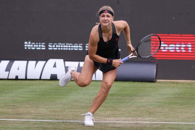 Im Bild: Karolina MUCHOVA (CZE) bett1open 2021 WTA, Tennis Damen 500), Berlin, LTTC Rot-Weiß - Steffi-Graf-Stadion, 15.06.2021,