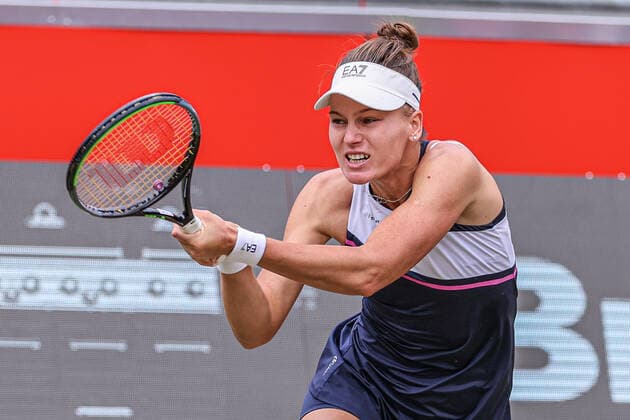 Im Bild: Veronika KUDERMETOVA (RUS) bett1open 2021 WTA, Tennis Damen 500), Berlin, LTTC Rot-Weiß - Steffi-Graf-Stadion, 15.06.2021,