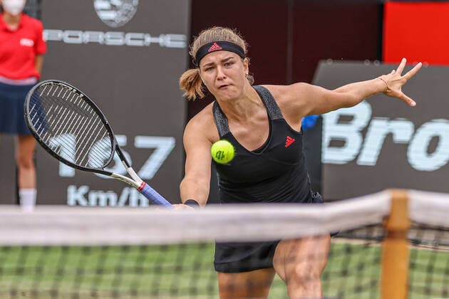 Im Bild: Karolina MUCHOVA (CZE) bett1open 2021 WTA, Tennis Damen 500), Berlin, LTTC Rot-Weiß - Steffi-Graf-Stadion, 15.06.2021,
