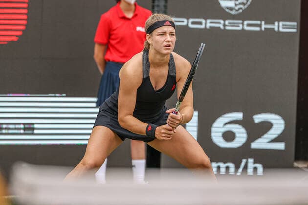 Im Bild: Karolina MUCHOVA (CZE) bett1open 2021 WTA, Tennis Damen 500), Berlin, LTTC Rot-Weiß - Steffi-Graf-Stadion, 15.06.2021,