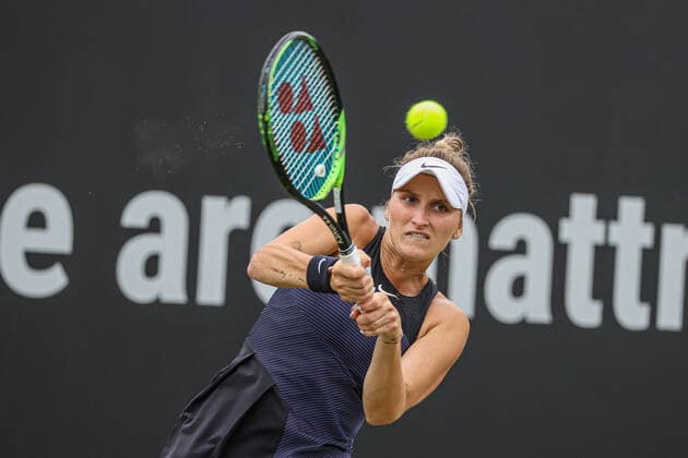 Im Bild: Marketa VONDROUSOVA (CZE) bett1open 2021 WTA, Tennis Damen 500), Berlin, LTTC Rot-Weiß - Steffi-Graf-Stadion, 15.06.2021,