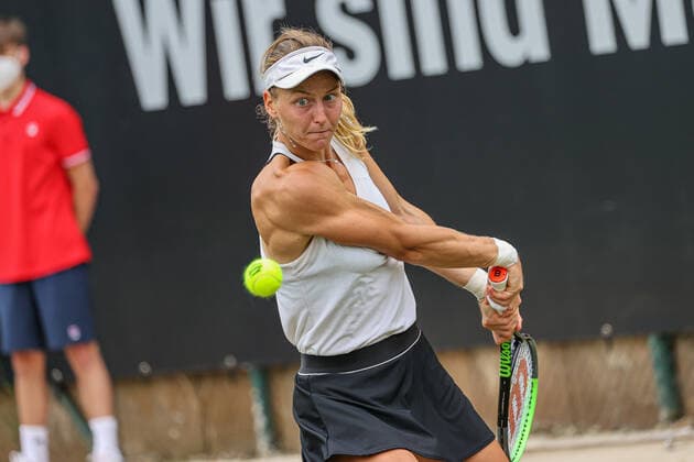 Im Bild: Liudmila SAMSONOVA (RUS) bett1open 2021 WTA, Tennis Damen 500), Berlin, LTTC Rot-Weiß - Steffi-Graf-Stadion, 15.06.2021,