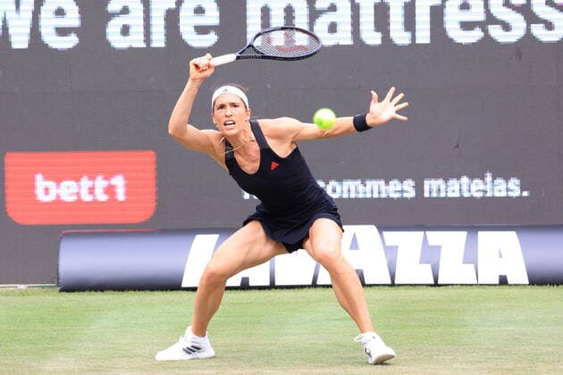 DEU, GER, bett1open, , 14.06.2021, Rot-Weiss Tennisanlage, Steffi-Graf-Stadion, Berlin, DEU, GER, bett1open, , im Bild Andrea Petkovic (GER)