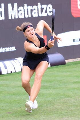 DEU, GER, bett1open, , 14.06.2021, Rot-Weiss Tennisanlage, Steffi-Graf-Stadion, Berlin, DEU, GER, bett1open, , im Bild Karolina Muchova (CZE)