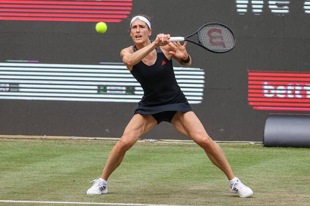 Im Bild: Andrea PETKOVIC (GER) bett1open 2021 WTA, Tennis Damen 500), Berlin, LTTC Rot-Weiß - Steffi-Graf-Stadion, 15.06.2021,