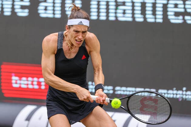 Im Bild: Andrea PETKOVIC (GER) bett1open 2021 WTA, Tennis Damen 500), Berlin, LTTC Rot-Weiß - Steffi-Graf-Stadion, 15.06.2021,