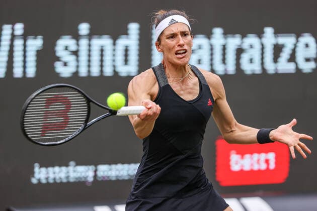 Im Bild: Andrea PETKOVIC (GER) bett1open 2021 WTA, Tennis Damen 500), Berlin, LTTC Rot-Weiß - Steffi-Graf-Stadion, 15.06.2021,