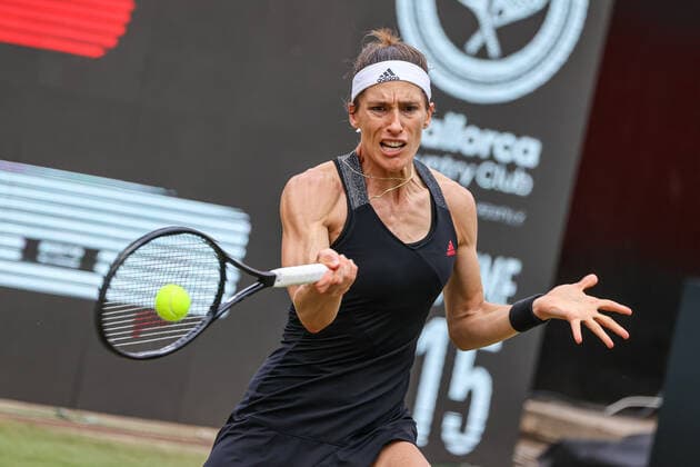 Im Bild: Andrea PETKOVIC (GER) bett1open 2021 WTA, Tennis Damen 500), Berlin, LTTC Rot-Weiß - Steffi-Graf-Stadion, 15.06.2021,