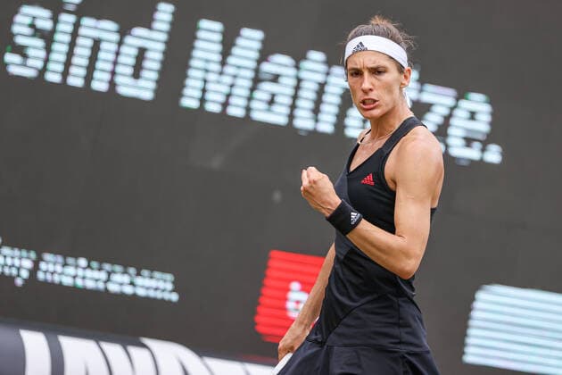 Im Bild: Andrea PETKOVIC (GER) bett1open 2021 WTA, Tennis Damen 500), Berlin, LTTC Rot-Weiß - Steffi-Graf-Stadion, 15.06.2021,