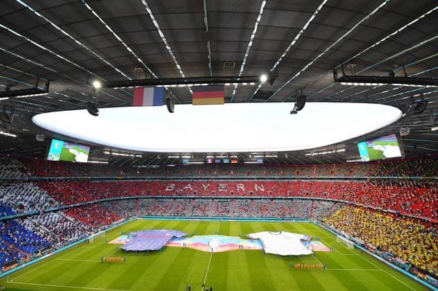 FUSSBALL Euro 2021 GRUPPE C Spiel 12 in Muenchen Frankreich - Deutschland 15.06.2021 Uebersicht Allianz Arena in Muenchen