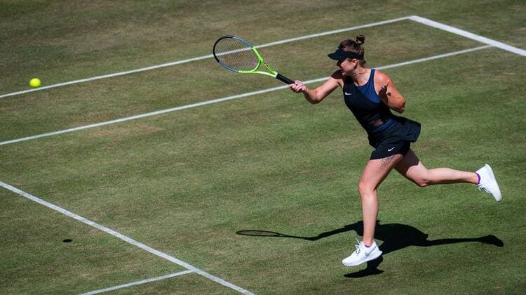Mandatory Credit: Photo by Rob Prange Shutterstock (12072933b) Elina Svitolina of the Ukraine in action during her second round at the 2021 bett1open WTA, Tennis Damen 500 tennis tournament bett1open Tournament, Tennis, Berlin, Germany - 16 Jun 2021 bett1open Tournament, Tennis, Berlin, Germany - 16 Jun 2021  Copyright: xRobxPrange Shutterstockx 12072933b