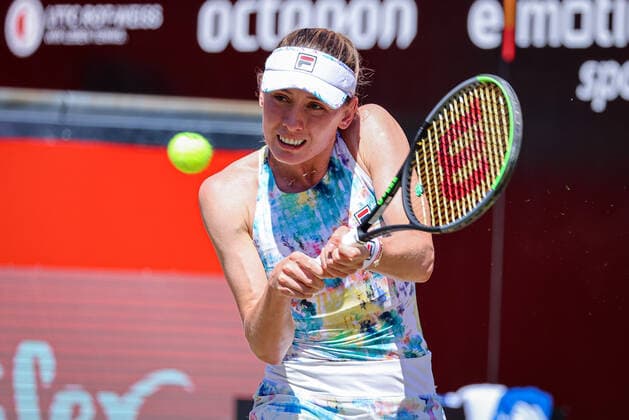 Im Bild: Ekaterina ALEXANDROVA (RUS) bett1open 2021 WTA, Tennis Damen 500), Berlin, LTTC Rot-Weiß - Steffi-Graf-Stadion, 16.06.2021,