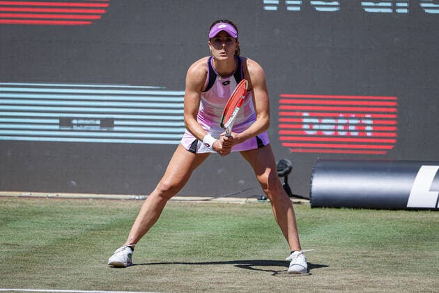 Im Bild: AlizÃ CORNET (FRA) bett1open 2021 WTA, Tennis Damen 500), Berlin, LTTC Rot-Weiß - Steffi-Graf-Stadion, 16.06.2021,