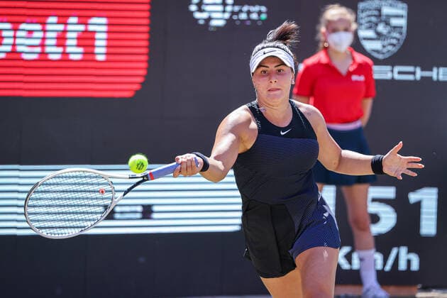 Im Bild: Bianca ANDREESCU (CAN) bett1open 2021 WTA, Tennis Damen 500), Berlin, LTTC Rot-Weiß - Steffi-Graf-Stadion, 16.06.2021,