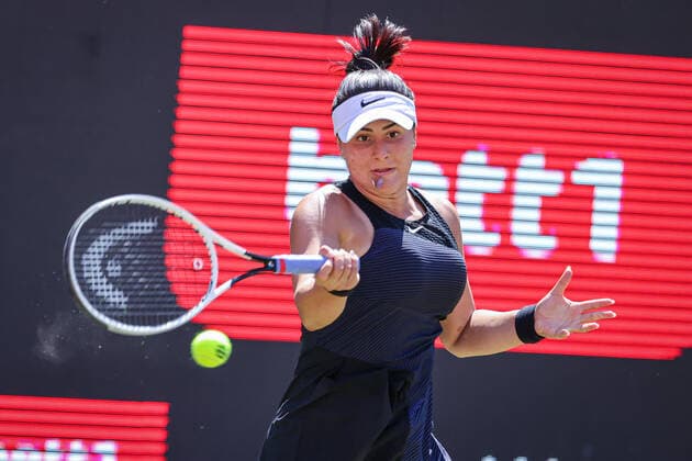 Im Bild: Bianca ANDREESCU (CAN) bett1open 2021 WTA, Tennis Damen 500), Berlin, LTTC Rot-Weiß - Steffi-Graf-Stadion, 16.06.2021,