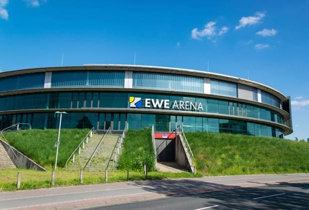 13.06.2021 EWE Arena, die Spielstätte des Basketsball Team EWE Baskets Oldenburg.