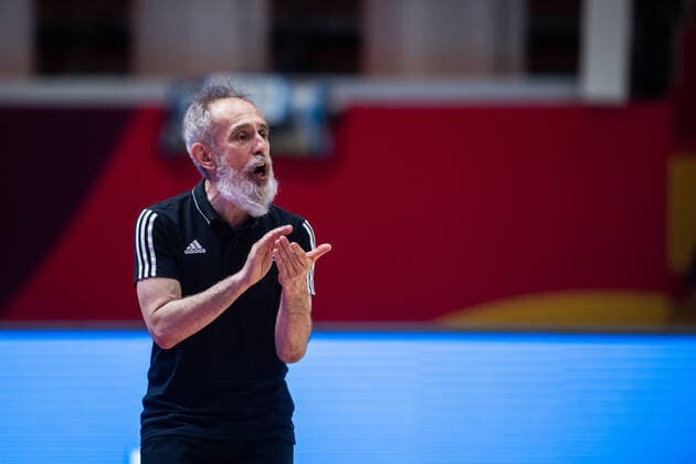 210617 Head coach Marco Crespi of Sweden during of the FIBA Women s Eurobasket match between Sweden and Slovakia on June 17, 2021 in Valencia. Photo: Maxim ThorÃ BILDBYRAN kod MT MT0187 basket basketball national team, Nationalteam fiba women s eurobasket basket-em sverige sweden slovakien slovakia dam bbeng dag 1 day 1 Copyright: MAXIMxTHORE BB210617MT067