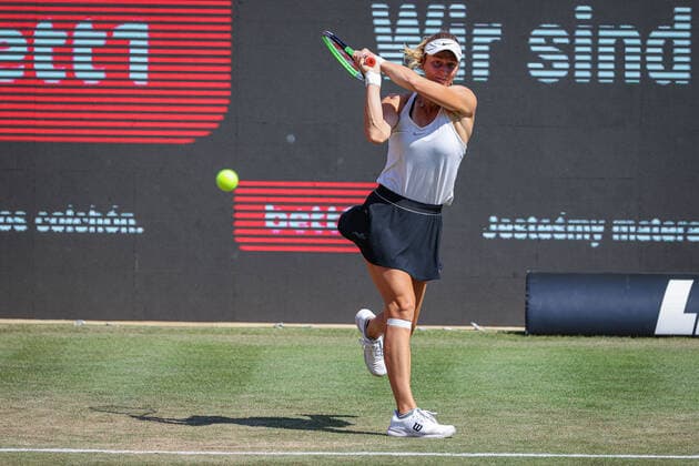 Im Bild: Liudmila SAMSONOVA (RUS) bett1open 2021 WTA, Tennis Damen 500), Berlin, LTTC Rot-Weiß - Steffi-Graf-Stadion, 17.06.2021,