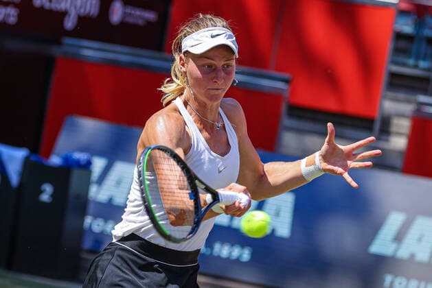 Im Bild: Liudmila SAMSONOVA (RUS) bett1open 2021 WTA, Tennis Damen 500), Berlin, LTTC Rot-Weiß - Steffi-Graf-Stadion, 17.06.2021,