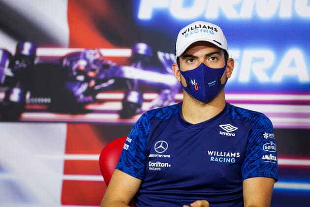 LATIFI Nicholas (can), Williams Racing F1 FW43B, portrait, press conference, PK, Pressekonferenz during the Formula 1 Emirates Grand Prix de France 2021, 7th round of the 2021 FIA Formula One World Championship, WM, Weltmeisterschaft from June 18 to 20, 2021 on the Circuit Paul Ricard, in Le Castellet, France - FORMULE 1 : Grand Prix de France - Circuit Paul-Ricard - 17 06 2021 DPPI PANORAMIC AV6_9795