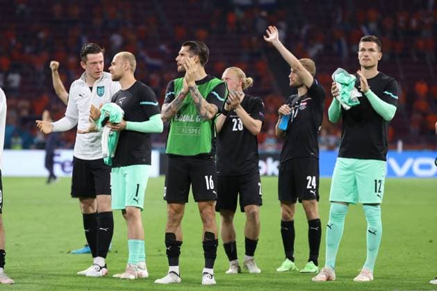 SOCCER - UEFA EURO, EM, Europameisterschaft,Fussball 2020, NED vs AUT AMSTERDAM,NETHERLANDS,17.JUN.21 - SOCCER - UEFA European Championship, EM, Europameisterschaft OEFB international match, Länderspiel, Nationalmannschaft Netherlands vs Austria. Image shows the disappointment of AUT. GEPAxpictures xChristianxWalgram