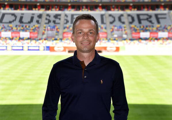 2. Fußball-Bundesliga: Fortuna Düsseldorf - VFL Osnabrück 16.12.2020. Pressekonferenz zur Vorstellung des neuen Cheftrainers Christian Preußer bei Fortuna Düsseldorf 18.06.2021. Christian Preußer Portrait in der Merkur Spiel Arena. DFL REGULATIONS PROHIBIT ANY USE OF PHOTOGRAPHS AS IMAGE SEQUENCES AND OR QUASI-VIDEO