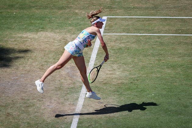 Im Bild: Ekaterina ALEXANDROVA (RUS) bett1open 2021, Berlin, LTTC Rot-Weiß - Steffi-Graf-Stadion, 18.06.2021,