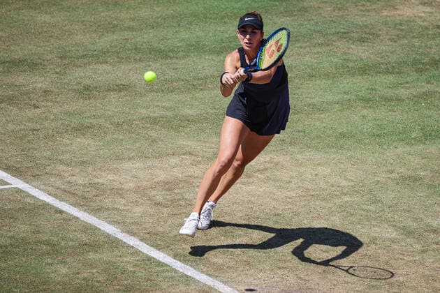 Im Bild: Belinda BENCIC (SUI) bett1open 2021, Berlin, LTTC Rot-Weiß - Steffi-Graf-Stadion, 18.06.2021,
